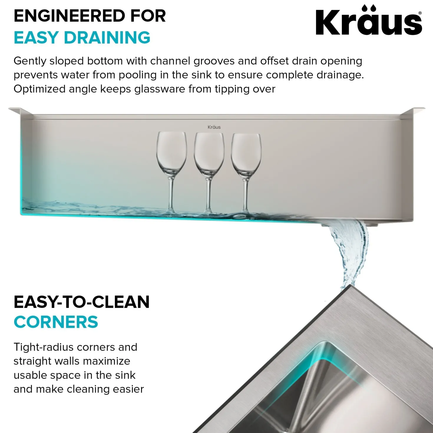 KRAUS Kore Workstation 32" Undermount 16 Gauge Single Bowl Stainless Steel Kitchen Sink with Accessories