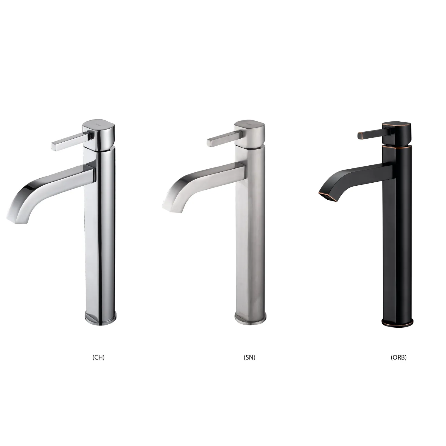 KRAUS Ladon Glass Vessel Sink and Ramus Faucet