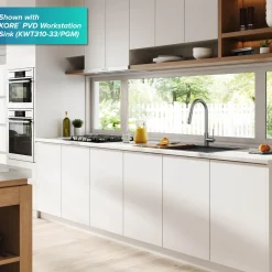KRAUS New Oletto Contemporary Single Handle Pull Down Kitchen Faucet in Spot Free Stainless Steel