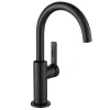 KRAUS Oletto Single Handle Kitchen Bar Faucet in Matte Black
