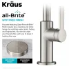 KRAUS Oletto Single Handle Kitchen Bar Faucet in Spot Free Stainless Steel