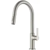 KRAUS Oletto Single Handle Pull-Down Kitchen Faucet in Spot Free Stainless Steel