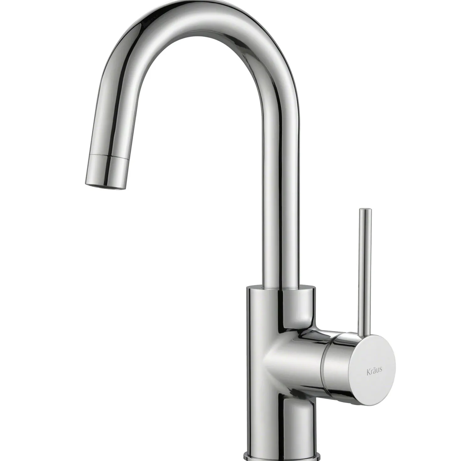 KRAUS Oletto Single Lever Kitchen Bar Faucet in Chrome