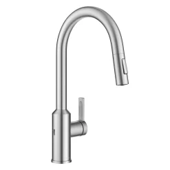 KRAUS Oletto Touchless Pull-Down Kitchen Faucet in Spot-Free Stainless Steel