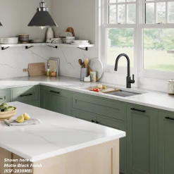 KRAUS Oletto Touchless Pull-Down Kitchen Faucet in Brushed Brass