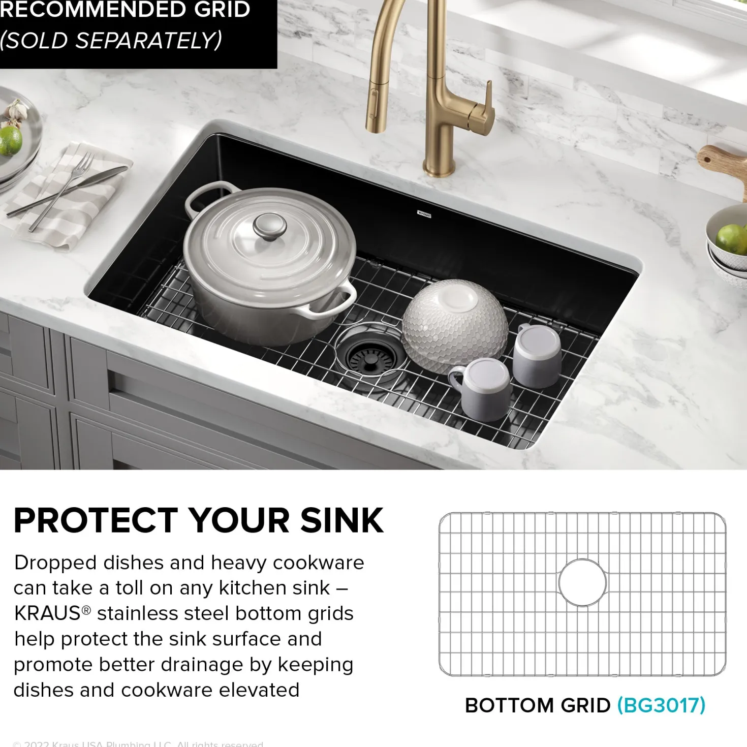 KRAUS Pintura 32" Undermount Porcelain Enameled Steel Kitchen Sink in Black