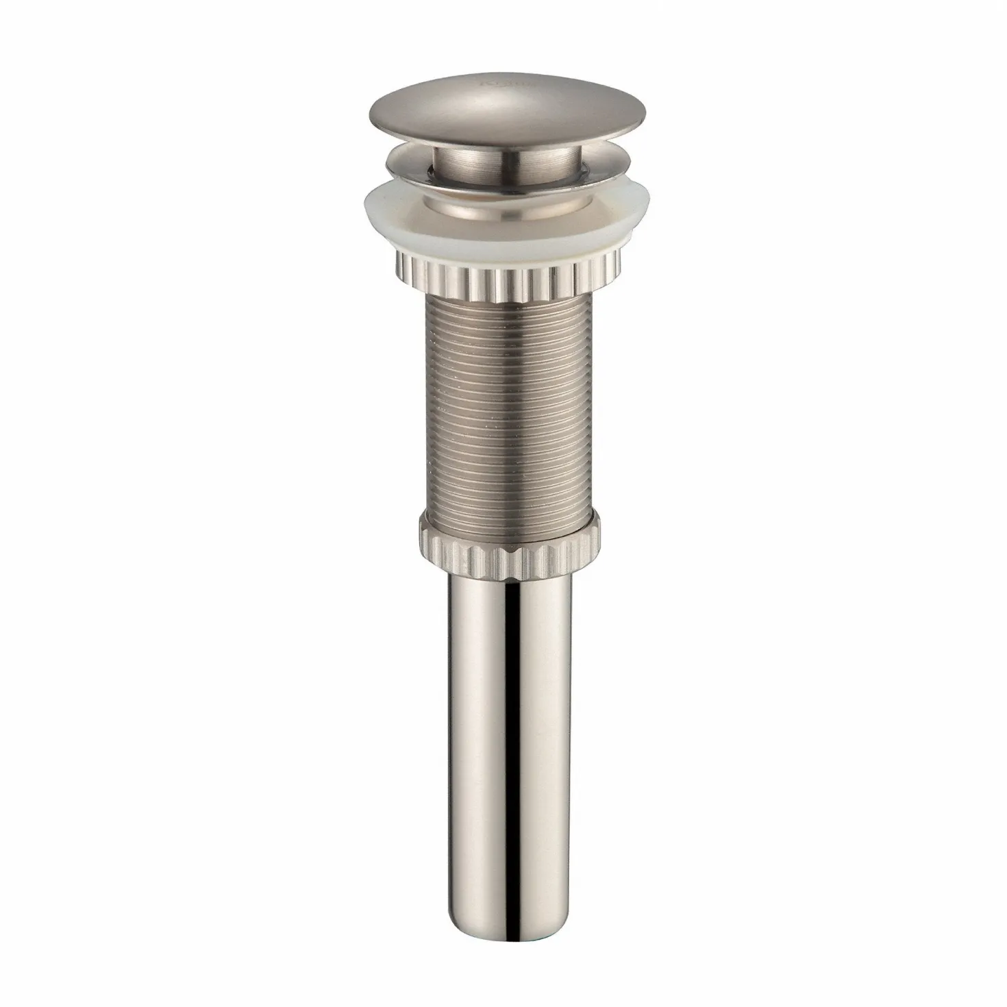 KRAUS Pop-Up Drain for Bathroom Sink in Satin Nickel