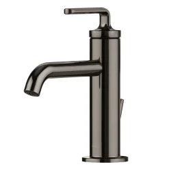 KRAUS Ramus Single Handle Bathroom Sink Faucet with Lift Rod Drain in Gunmetal - **Discontinued **