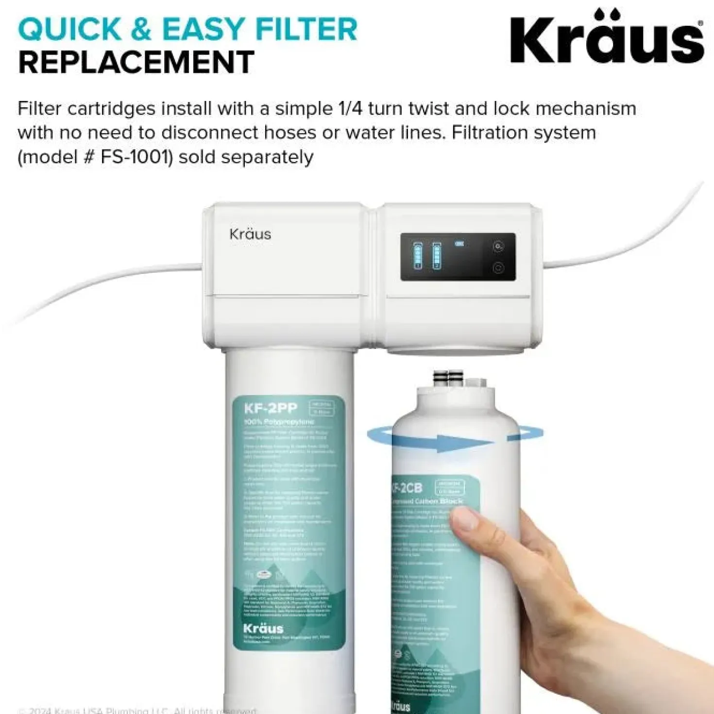 Kraus Replacement Filter Set for FS-1001 and FS-1000 Filtration System