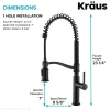 KRAUS Sellette Commercial Style Pull-Down Kitchen Faucet in Oil Rubbed Bronze