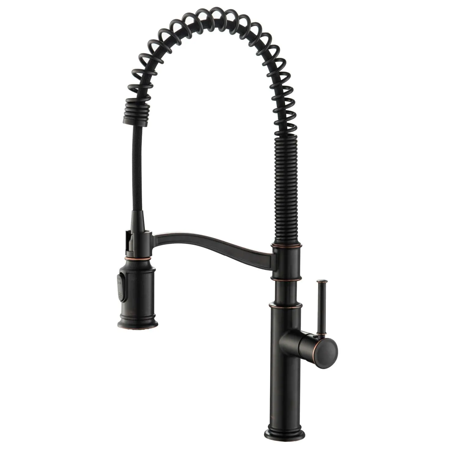 KRAUS Sellette Commercial Style Pull-Down Kitchen Faucet in Oil Rubbed Bronze