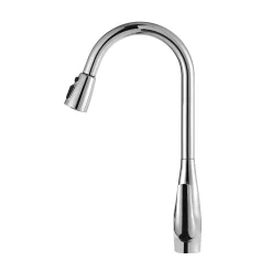 KRAUS Single-Handle High Arch Kitchen Faucet with Pull Down Dual-Function Sprayer in Chrome