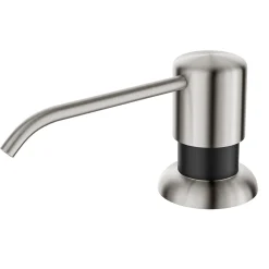 KRAUS Soap Dispenser in Spot Free Stainless Steel and Matte Black