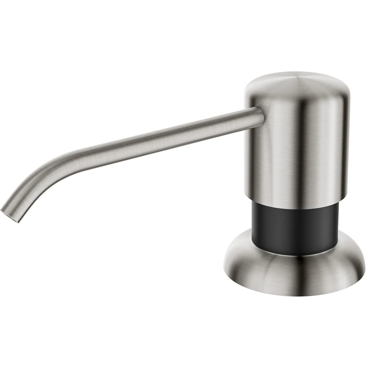 KRAUS Soap Dispenser in Spot Free Stainless Steel and Matte Black