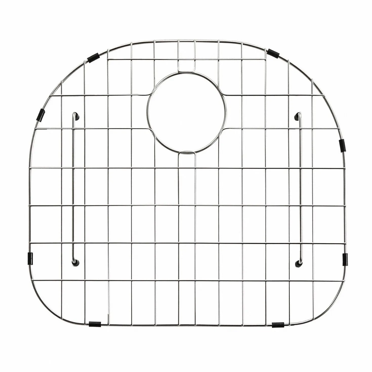 KRAUS Stainless Steel Bottom Grid with Protective Anti-Scratch Bumpers for KBU10 Kitchen Sink