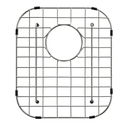KRAUS Stainless Steel Bottom Grid with Protective Anti-Scratch Bumpers for KBU22 Kitchen Sink