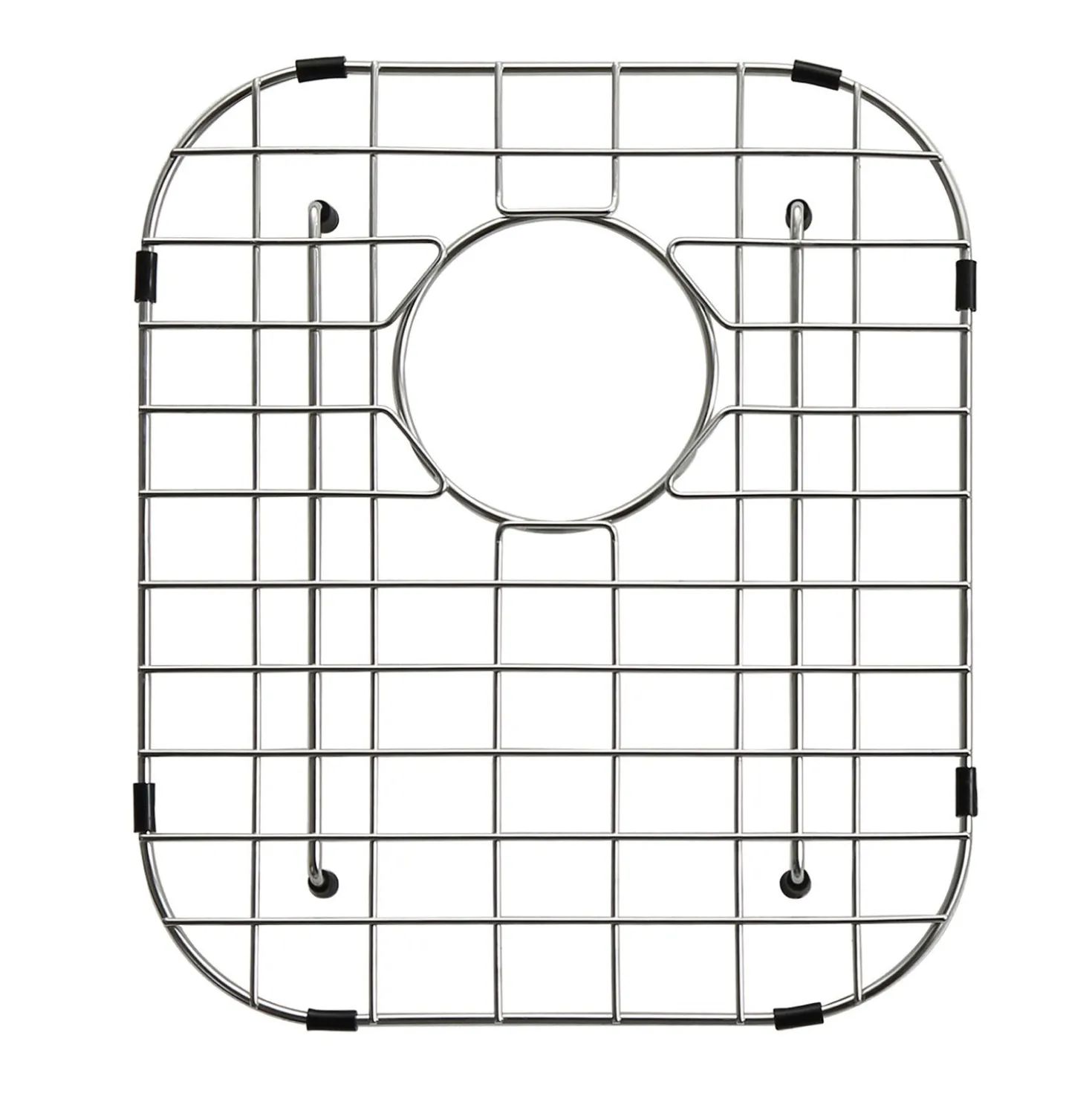 KRAUS Stainless Steel Bottom Grid with Protective Anti-Scratch Bumpers for KBU22 Kitchen Sink