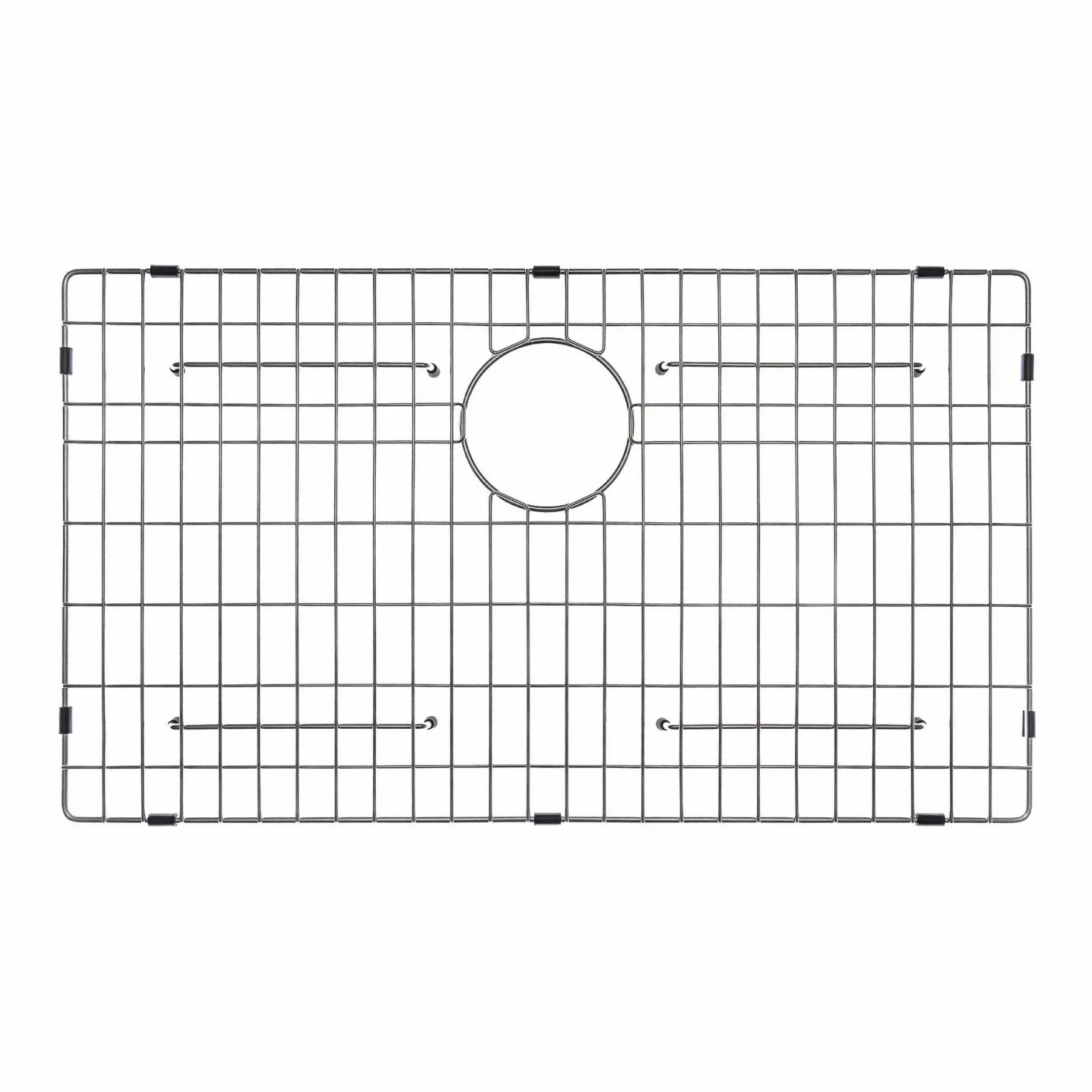 KRAUS Stainless Steel Bottom Grid with Protective Anti-Scratch Bumpers for KHF200-33 Kitchen Sink