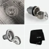 KRAUS Standart PRO 36" 16 Gauge 60/40 Double Bowl Stainless Steel Farmhouse Kitchen Sink