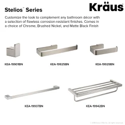 KRAUS Stelios Bathroom Toilet Paper Holder