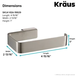 KRAUS Stelios Bathroom Toilet Paper Holder