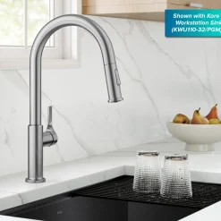 KRAUS Torak Single Handle Pull Down Kitchen Faucet in Spot-Free Stainless