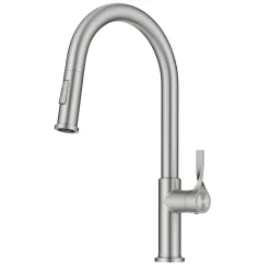 KRAUS Torak Single Handle Pull Down Kitchen Faucet in Spot-Free Stainless