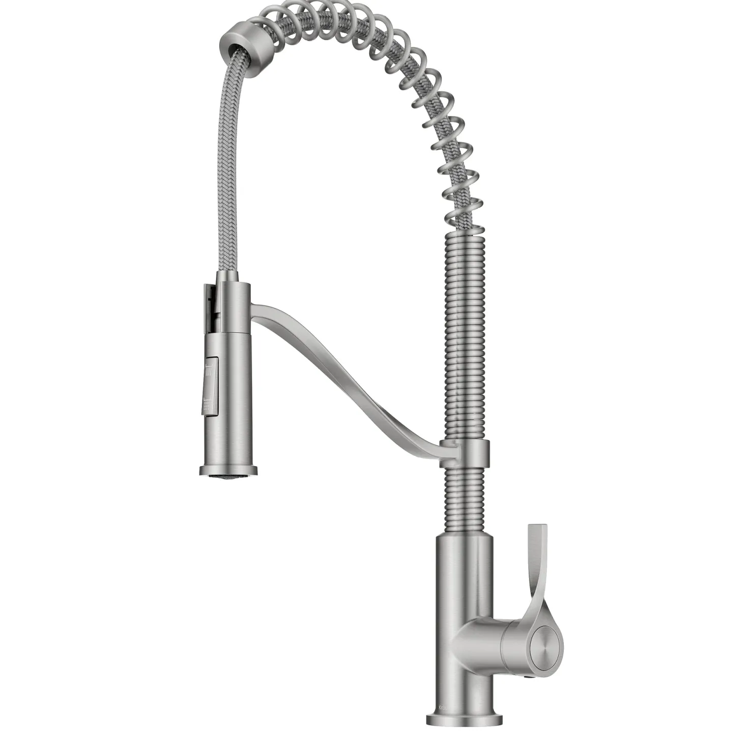 KRAUS Torak Single Handle Pull Down Kitchen Faucet in Spot-Free Stainless