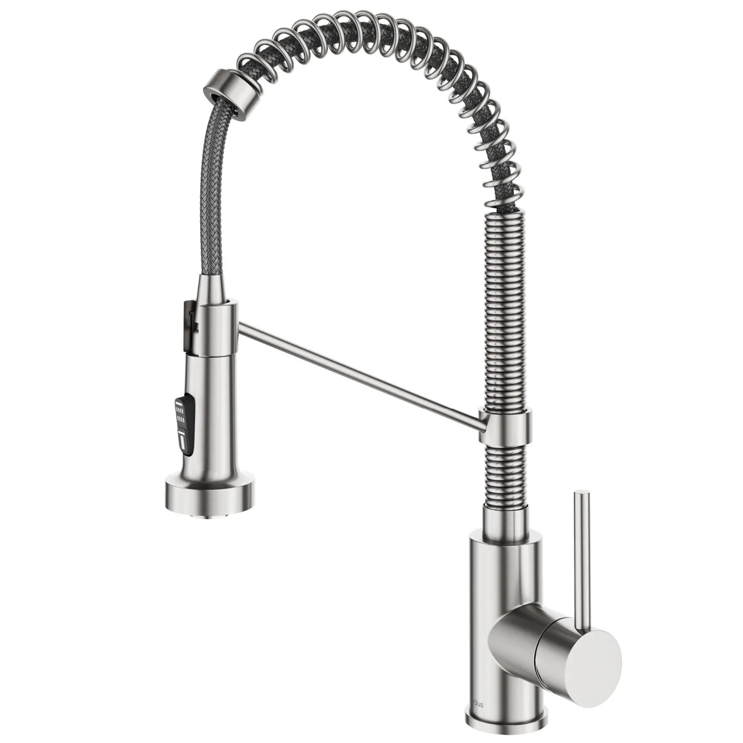 KRAUS Touchless Pull-Down Single Handle 18-Inch Kitchen Faucet in Spot Free Stainless Steel