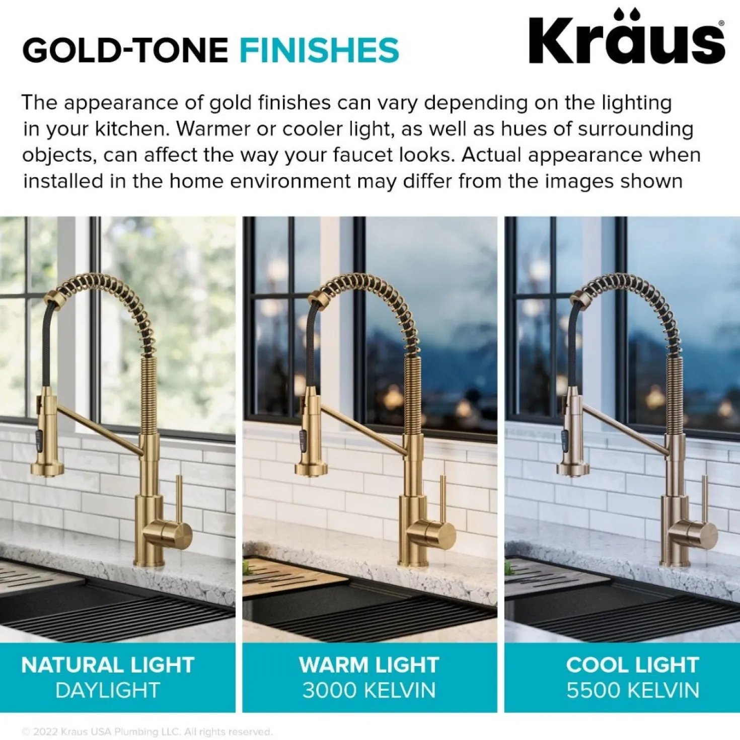 KRAUS Touchless Pull-Down Single Handle 18-Inch Kitchen Faucet in Brushed Brass