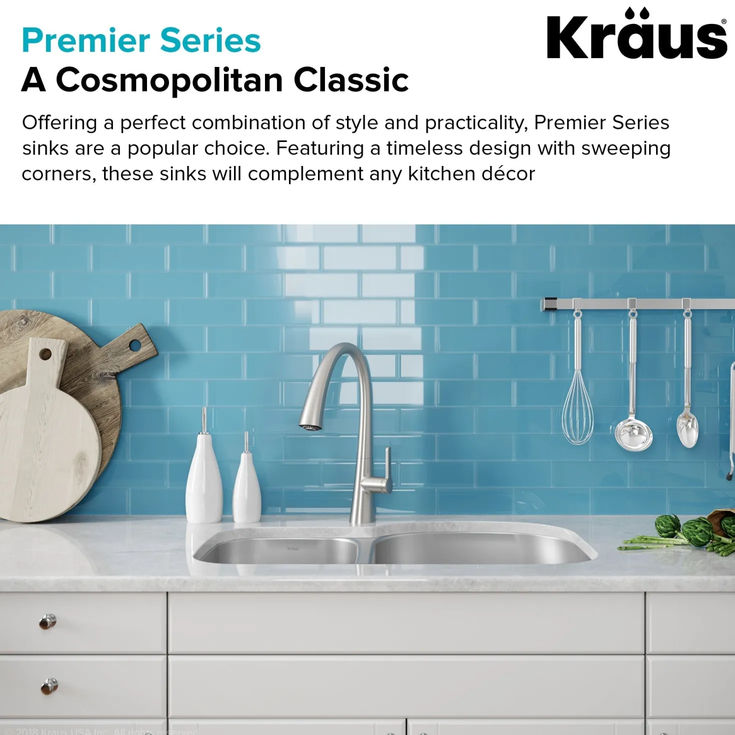 KRAUS 32" Undermount 40/60 Double Bowl 16 Gauge Stainless Steel Kitchen Sink with NoiseDefend Soundproofing