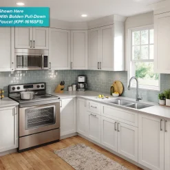 KRAUS 33” Undermount Double Bowl Stainless Steel Kitchen Sink