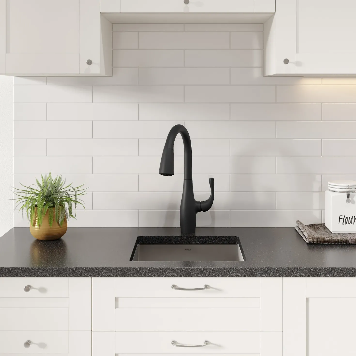 KRAUS 17" Undermount Single Bowl Stainless Steel Kitchen Bar Sink