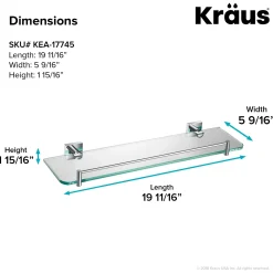 KRAUS Ventus Bathroom Shelf