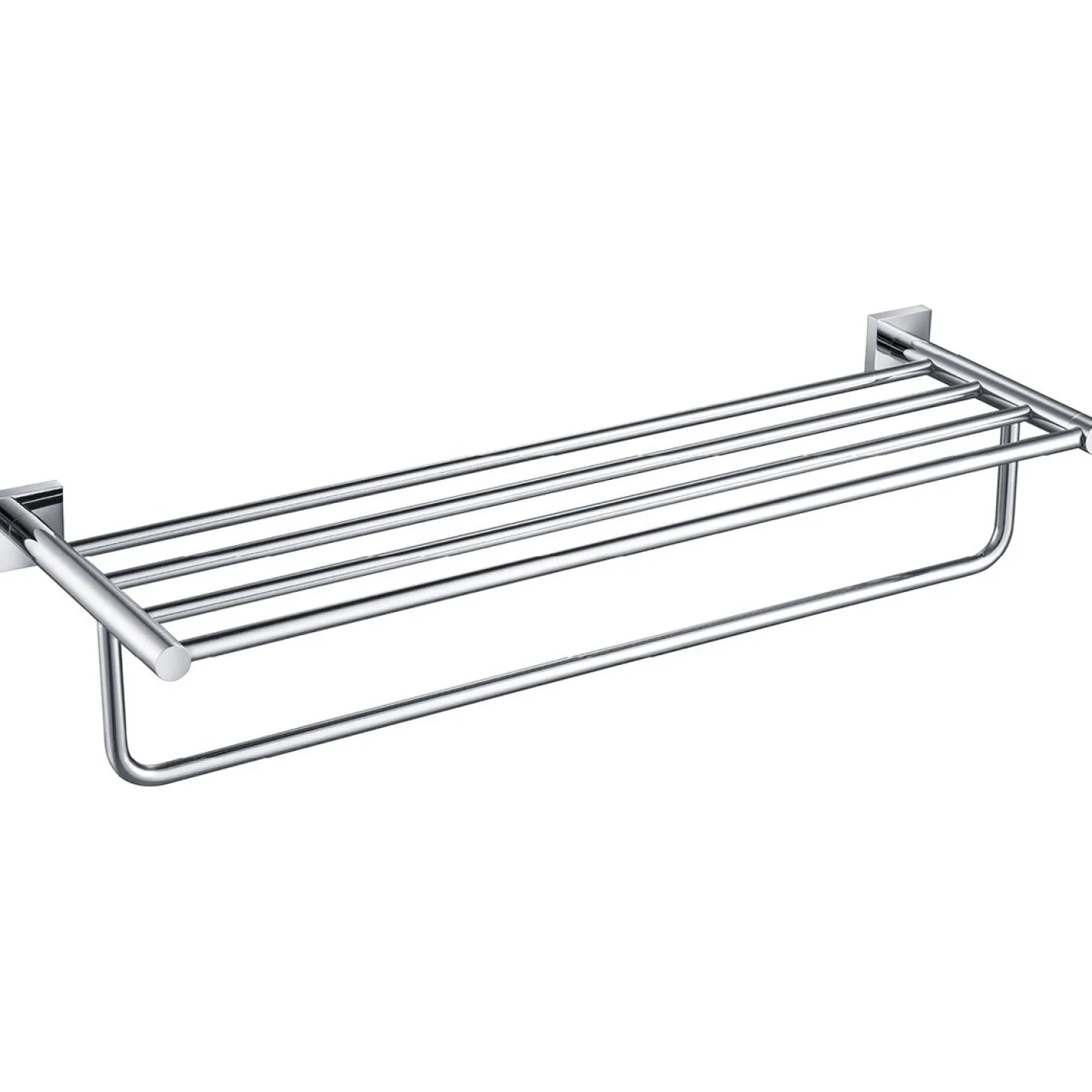 KRAUS Ventus Bathroom Shelf with Towel Bar