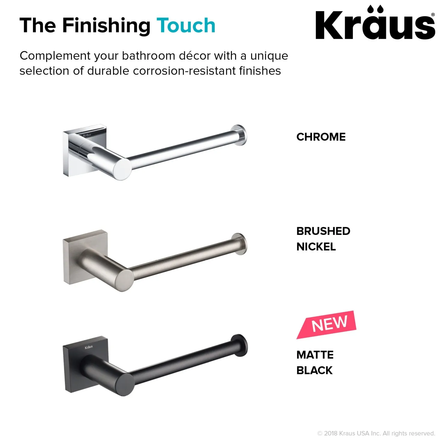 KRAUS Ventus Bathroom Toilet Paper Holder