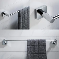 KRAUS Ventus Wall Mount Bathroom Towel Bar