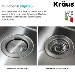 KRAUS VersiDrain Assembly with FlipCap ST-4