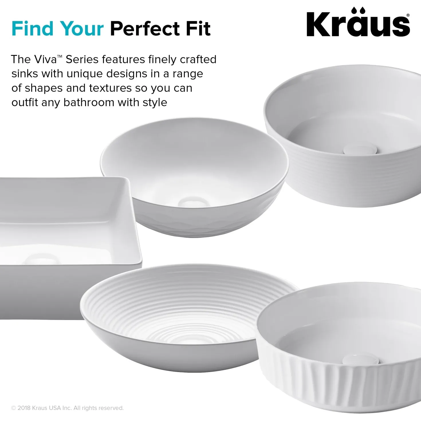 KRAUS Viva Round Beige Porcelain Ceramic Vessel Bathroom Sink with Pop-Up Drain