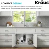 KRAUS WasteGuard High-Speed 1/3 HP Continuous Feed Ultra-Quiet Motor Garbage Disposal