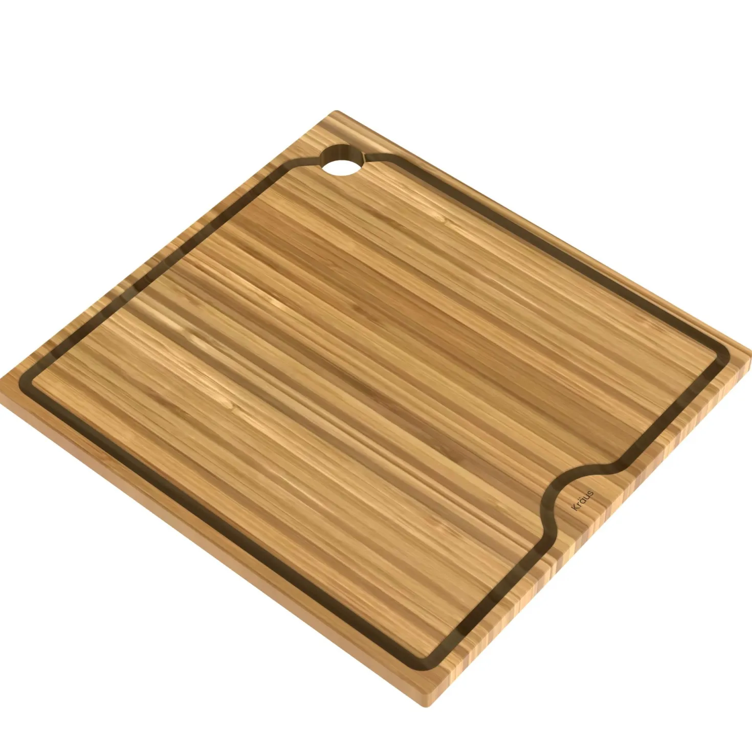 KRAUS Workstation Kitchen Sink 16" Solid Bamboo Cutting Board