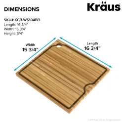 KRAUS Workstation Kitchen Sink 16