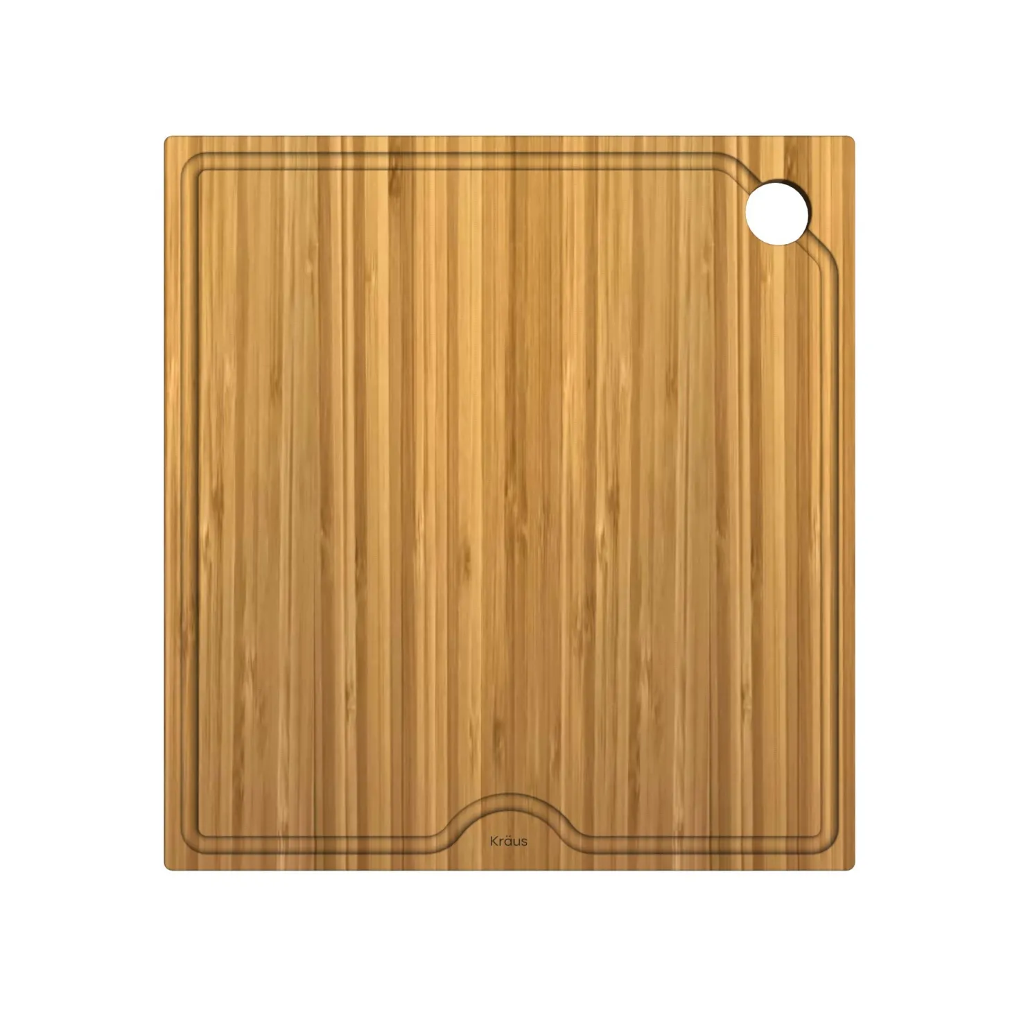 KRAUS Workstation Kitchen Sink 16" Solid Bamboo Cutting Board