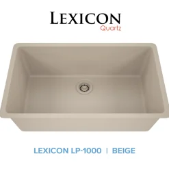 Large 32" Single Bowl Composite Sink