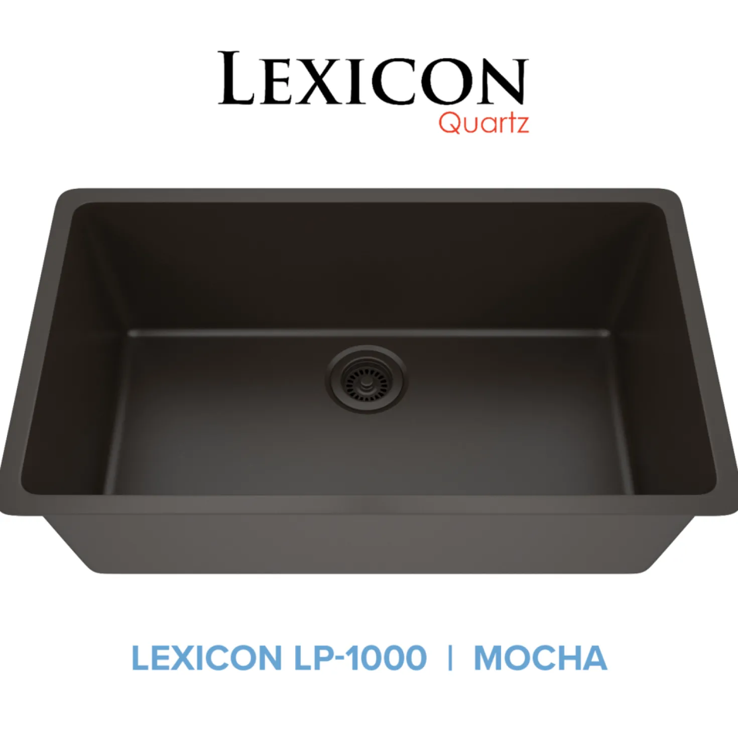 Large 32" Single Bowl Composite Sink