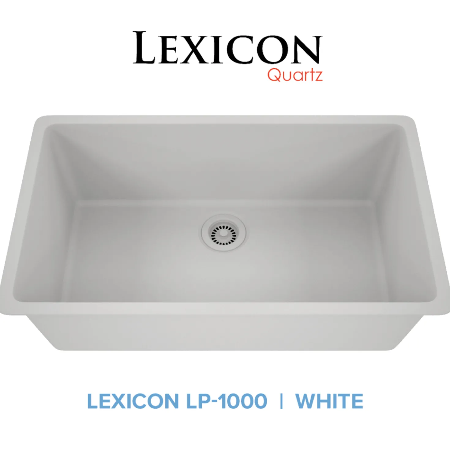 Large 32" Single Bowl Composite Sink