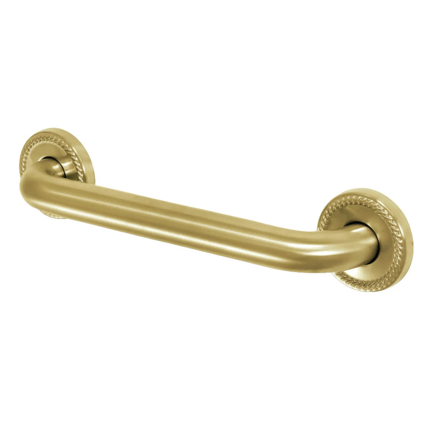 Laurel 12" Brass ADA Grab Bar in Brushed Brass