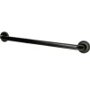 Laurel 12" Brass ADA Grab Bar in Oil Rubbed Bronze