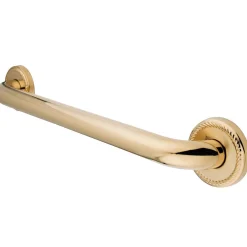 Laurel 12" Brass ADA Grab Bar in Polished Brass