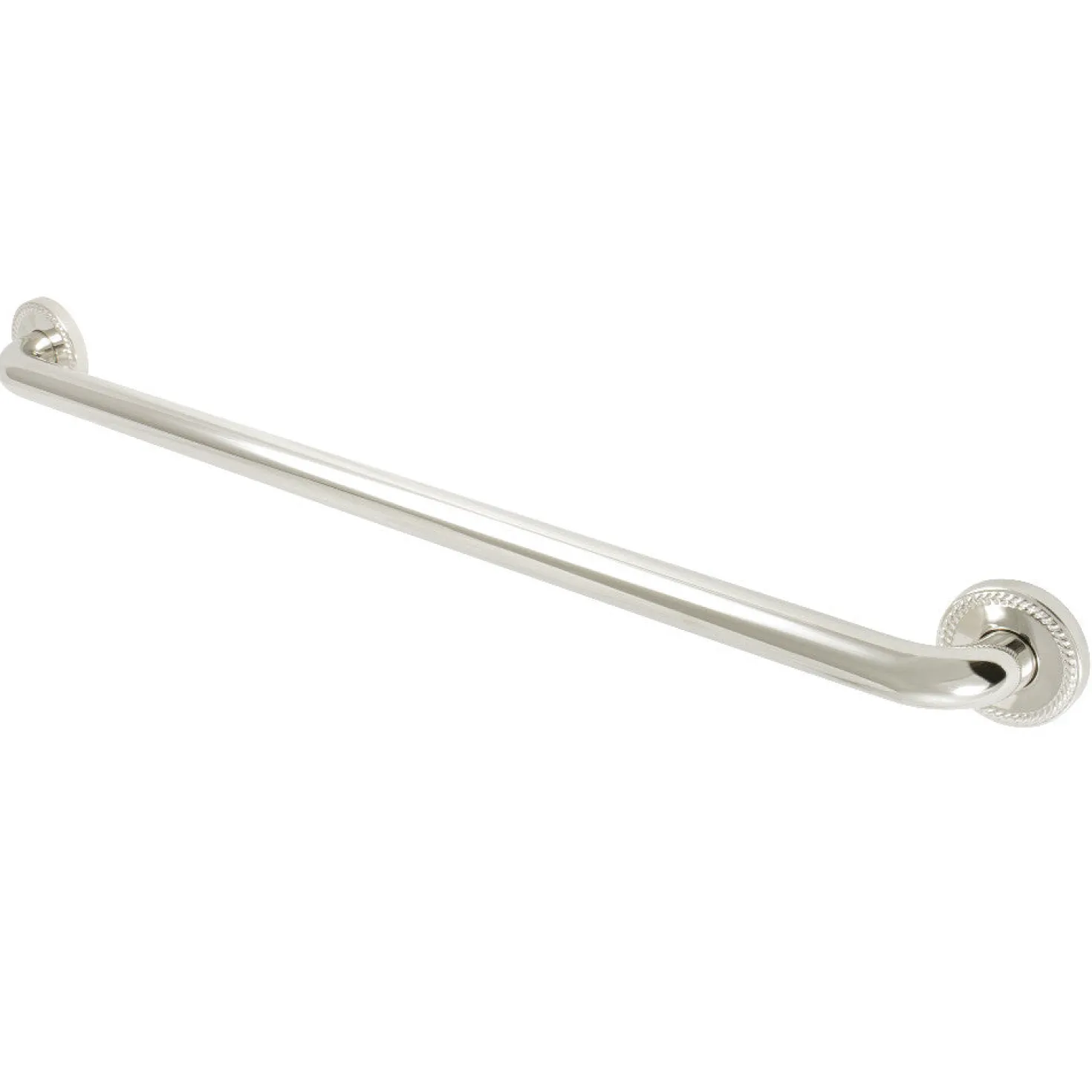 Laurel 30" Brass ADA Grab Bar in Polished Nickel